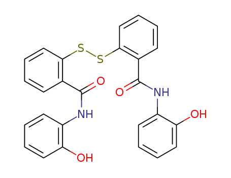 Benzamide, 2,2'-dithiobis[N-(2-hydroxyphenyl)-