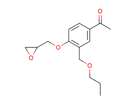 1-(4-Oxiranylmethoxy-3-propoxymethyl-phenyl)-ethanone