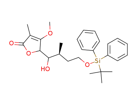 5-[(S)-4-(tert-Butyl-diphenyl-silanyloxy)-1-hydroxy-2-methyl-butyl]-4-methoxy-3-methyl-5H-furan-2-one