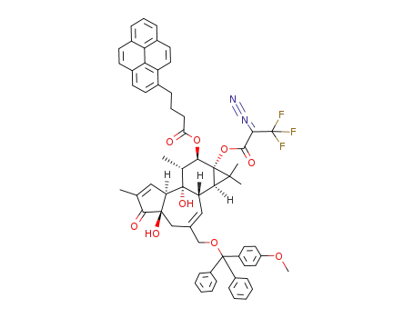 C<sub>63</sub>H<sub>57</sub>F<sub>3</sub>N<sub>2</sub>O<sub>9</sub>