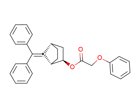 Phenoxy-acetic acid (1S,2R,4S)-7-benzhydrylidene-bicyclo[2.2.1]hept-2-yl ester