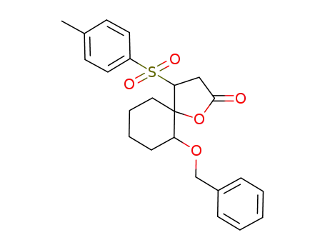 6-Benzyloxy-4-(toluene-4-sulfonyl)-1-oxa-spiro[4.5]decan-2-one