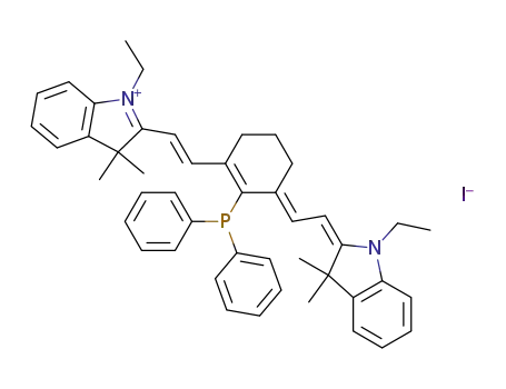 3H-Indolium, 2-[2-[2-(diphenylphosphino)-3-[(1-ethyl-1,3-dihydro-3,3-dimethyl-2H-ind ol-2-ylidene)ethylidene]-1-cyclohexen-1-yl]ethenyl]-1-ethyl-3,3-dimethyl-, iodide