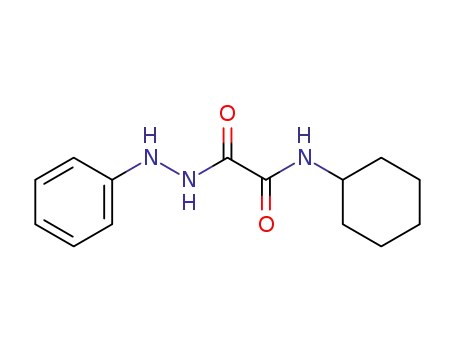 Molecular Structure of 62970-50-7 (Acetic acid, (cyclohexylamino)oxo-, 2-phenylhydrazide)