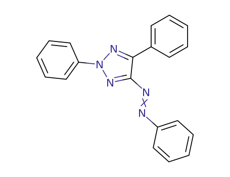 Molecular Structure of 38124-69-5 (2H-1,2,3-Triazole, 2,4-diphenyl-5-(phenylazo)-)
