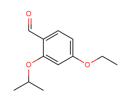 Molecular Structure of 107811-49-4 (4-ethoxy-2-(propan-2-yloxy)benzaldehyde)