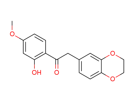 2-(2,3-Dihydro-benzo[1,4]dioxin-6-yl)-1-(2-hydroxy-4-methoxy-phenyl)-ethanone