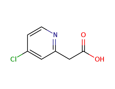 Molecular Structure of 1000567-55-4 (2-(4-CHLOROPYRIDIN-2-YL)ACETIC ACID)