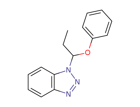 1-(1-phenoxy-propyl)-1<i>H</i>-benzotriazole