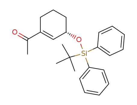 (S)-1-<3-t-butyldiphenylsilyloxy-1-cyclohexenyl>ethanone