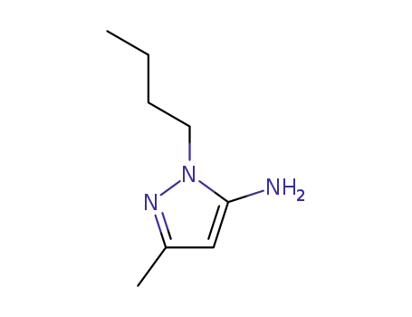 Molecular Structure of 3524-35-4 (2-BUTYL-5-METHYL-2 H-PYRAZOL-3-YLAMINE)