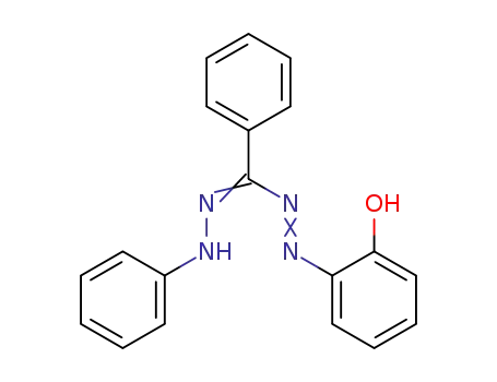 Molecular Structure of 21542-36-9 (Phenol, 2-[[phenyl(phenylhydrazono)methyl]azo]-)