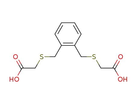 Molecular Structure of 169891-27-4 (Acetic acid, 2,2'-[1,2-phenylenebis(methylenethio)]bis-)