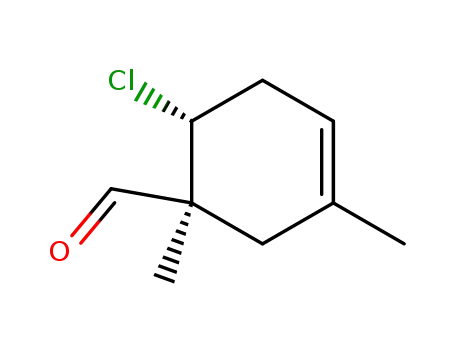 Molecular Structure of 97733-32-9 (trans-6-chloro-1,3-dimethyl-3-cyclohexenecarboxaldehyde)