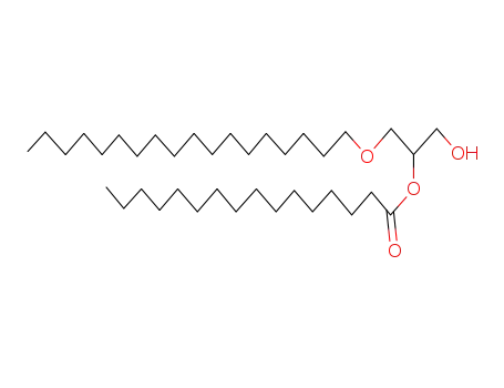 Molecular Structure of 16837-78-8 (Hexadecanoic acid, 1-(hydroxymethyl)-2-(octadecyloxy)ethyl ester)