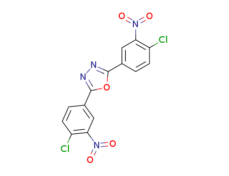 1,3,4-Oxadiazole,2,5-bis(4-chloro-3-nitrophenyl)- cas  25423-74-9