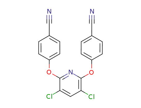 4,4'-[3,5-dichloro-2,6-pyridinediylbis(oxy)]bis(benzonitrile)