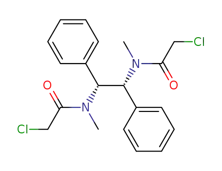 (R,R)-1,2-bis(N-methyl-α-chloroacetamido)-1,2-diphenylethane