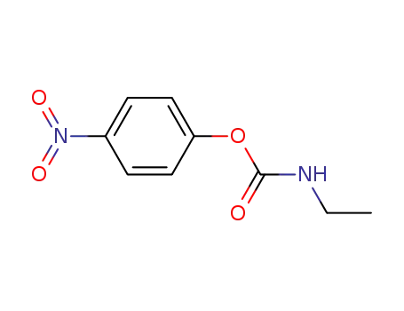 Molecular Structure of 17576-41-9 (CARBAMICACID,ETHYL-,4-NITROPHENYLESTER)