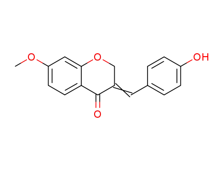 7-methoxy-3-(4'-hydroxybenzylidene)chroman-4-one