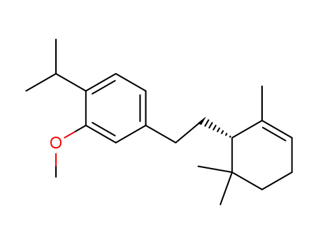 1-Isopropyl-2-methoxy-4-[2-((S)-2,6,6-trimethyl-cyclohex-2-enyl)-ethyl]-benzene