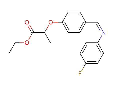 2-(4-{[(Z)-4-Fluoro-phenylimino]-methyl}-phenoxy)-propionic acid ethyl ester