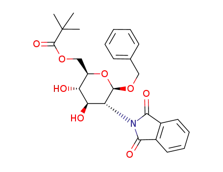 benzyl 2-deoxy-2-phthalimido-6-O-trimethylacetyl-β-D-glucopyranoside