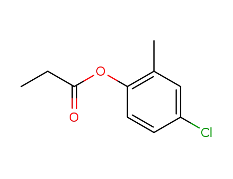 Molecular Structure of 7463-55-0 (4-chloro-2-methylphenyl propanoate)