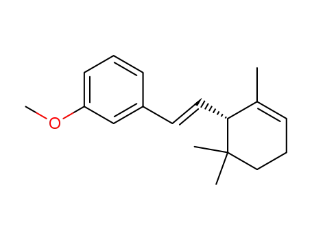 1-Methoxy-3-[(E)-2-((S)-2,6,6-trimethyl-cyclohex-2-enyl)-vinyl]-benzene