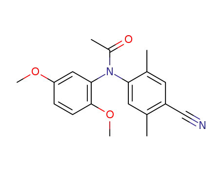 N-acetyl-N-(2,5-dimethoxyphenyl)-4-cyano-2,5-dimethylaniline