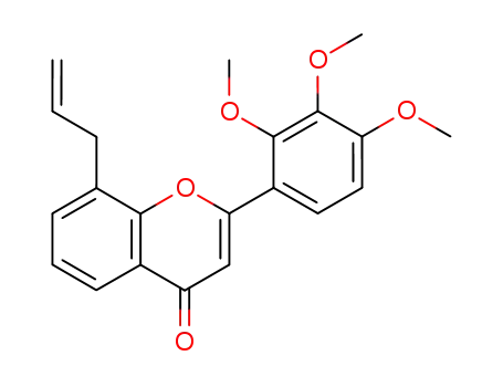 8-Allyl-2-(2,3,4-trimethoxy-phenyl)-chromen-4-one