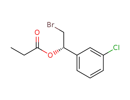 Propionic acid (S)-2-bromo-1-(3-chloro-phenyl)-ethyl ester