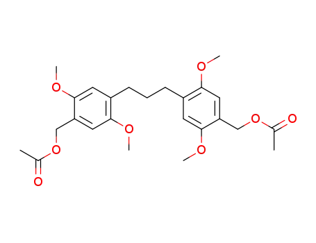 1,3-bis<4-(acetoxymethyl)-2,5-dimethoxyphenyl>propane