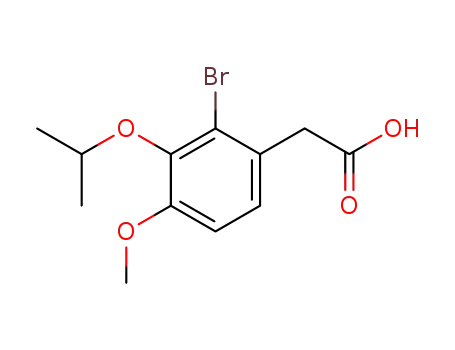 Benzeneacetic acid, 2-bromo-4-methoxy-3-(1-methylethoxy)-