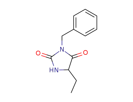 Molecular Structure of 16399-48-7 (3-benzyl-5-ethyl-imidazolidine-2,4-dione)