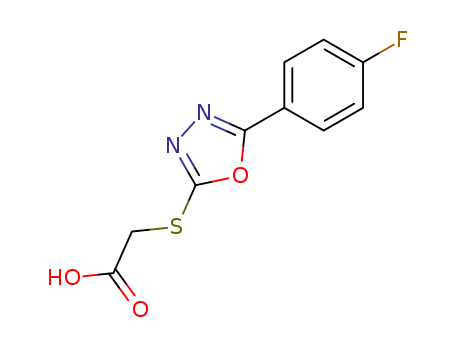 [5-(4-FLUORO-PHENYL)-[1,3,4]OXADIAZOL-2-YLSULFANYL]-ACETIC ACID