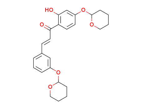 (E)-1-[2-Hydroxy-4-(tetrahydro-pyran-2-yloxy)-phenyl]-3-[3-(tetrahydro-pyran-2-yloxy)-phenyl]-propenone