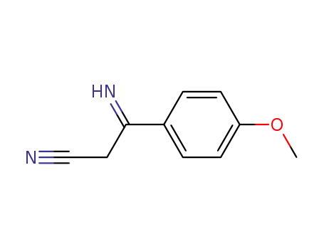 Molecular Structure of 16188-13-9 (β-imino-β-(p-anisyl)propionitrile)