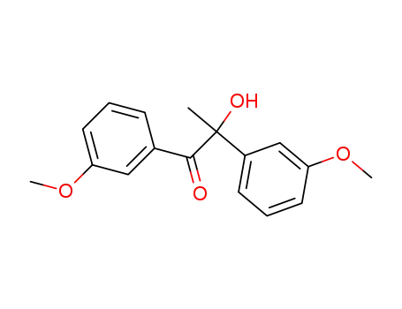 Molecular Structure of 111914-72-8 (1-Propanone, 2-hydroxy-1,2-bis(3-methoxyphenyl)-)