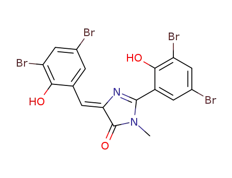 2-(3,5-Dibromo-2-hydroxy-phenyl)-5-[1-(3,5-dibromo-2-hydroxy-phenyl)-meth-(Z)-ylidene]-3-methyl-3,5-dihydro-imidazol-4-one
