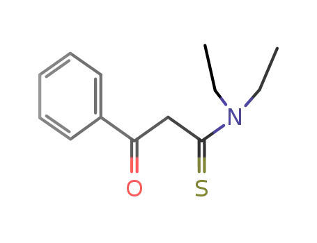 Benzenepropanethioamide,  N,N-diethyl--bta--oxo-
