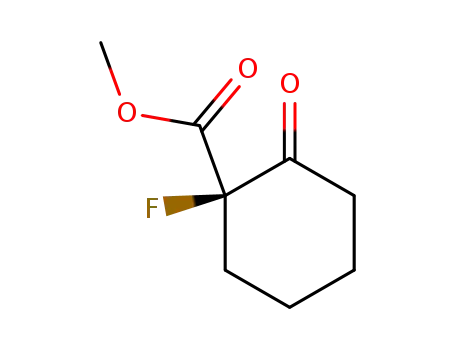 Cyclohexanecarboxylic acid, 1-fluoro-2-oxo-, methyl ester, (R)-