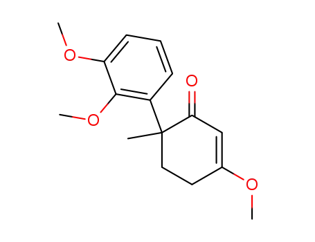 2-Cyclohexen-1-one, 6-(2,3-dimethoxyphenyl)-3-methoxy-6-methyl-