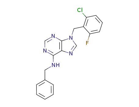 9-(2-chloro-6-fluorobenzyl)-6-benzylaminopurine