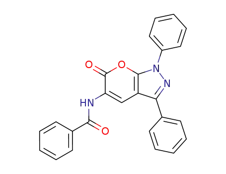 N-(6-OXO-1,3-DIPHENYL-1,6-DIHYDROPYRANO[2,3-C]PYRAZOL-5-YL)BENZENECARBOXAMIDE
