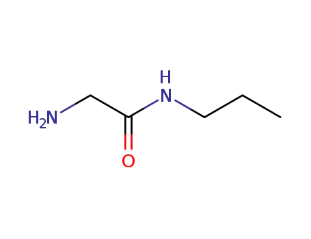 Molecular Structure of 62029-81-6 (2-AMINO-N-PROPYLACETAMIDE)