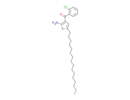 2-amino-3-(2-chlorobenzoyl)-5-hexadecylthiophene