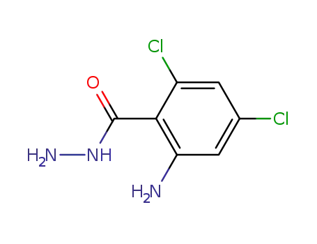 2-Amino-4,6-dichloro-benzoic acid hydrazide