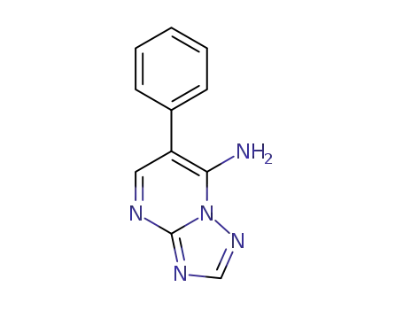 Molecular Structure of 320416-33-9 (6-PHENYL[1,2,4]TRIAZOLO[1,5-A]PYRIMIDIN-7-YLAMINE)