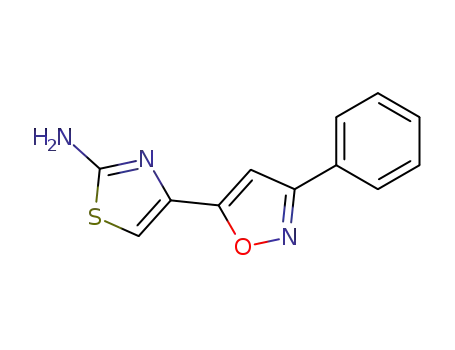 4-(3-Phenyl-isoxazol-5-yl)-thiazol-2-ylamine